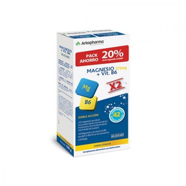 Arkopharma Arkomag Magnesio + Vitamina B6 2x21 Comprimidos Promo
