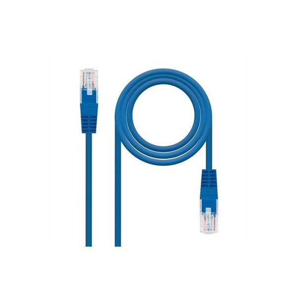 Nanocable latiguillo cat. 6 utp 0,5 metros azul