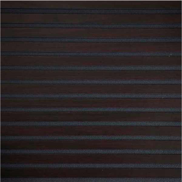Revestimiento autoadhesivo 3d, color roble ahumado con fondo de fieltro gris antracita, loseta de 58 x 58 cm, 6 uds